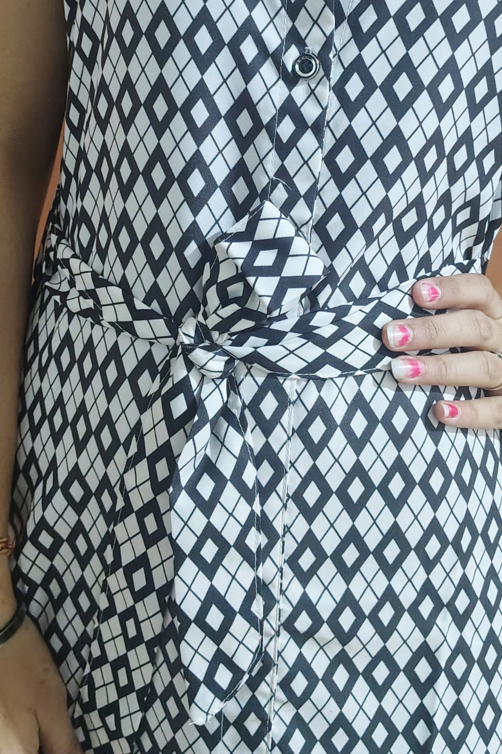 Ksyle Outfit Sleeveless Midi Dress for Women with Belt