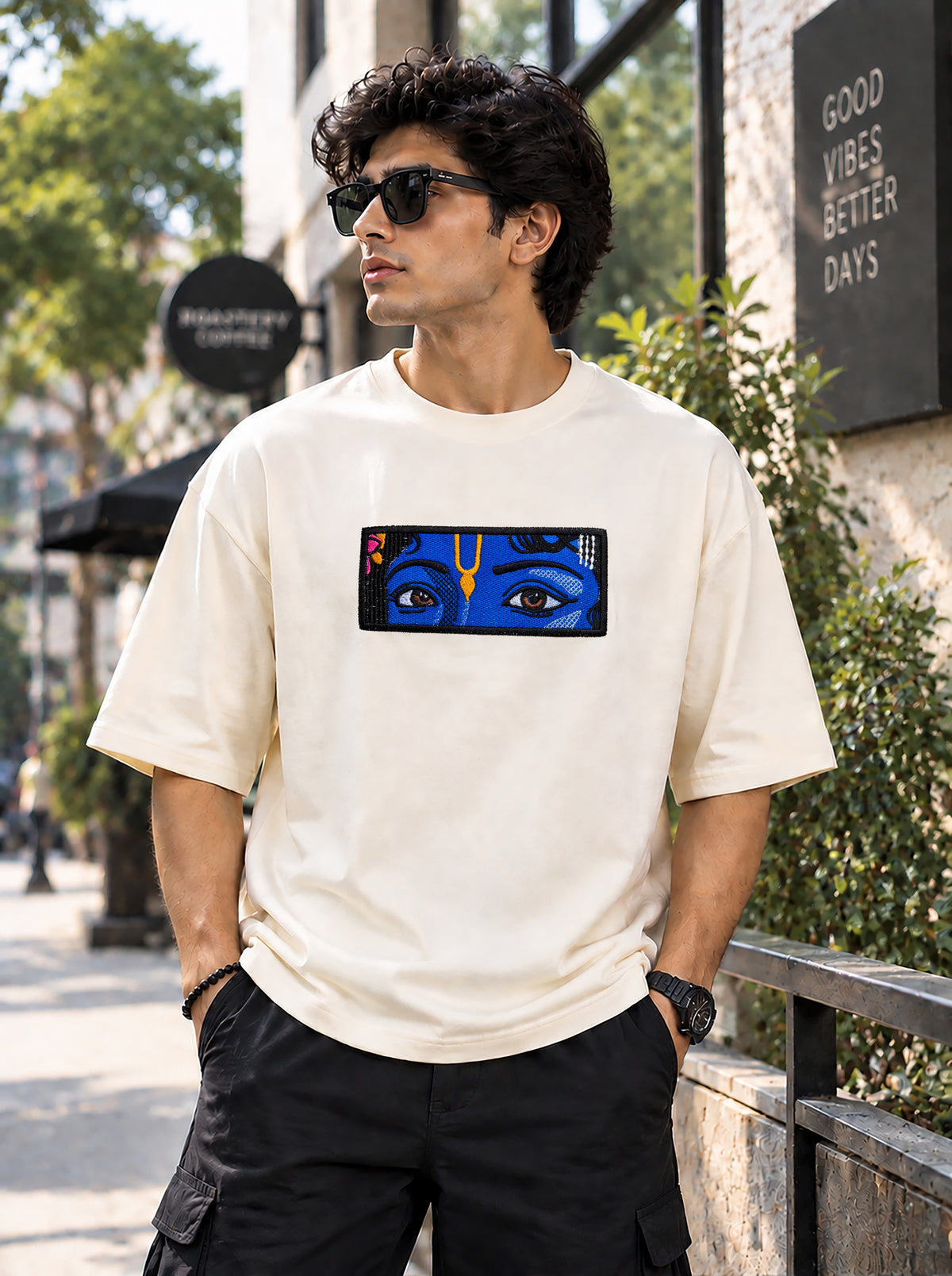 KRISHNA EYE – PREMIUM EMBROIDERY OVERSIZED
