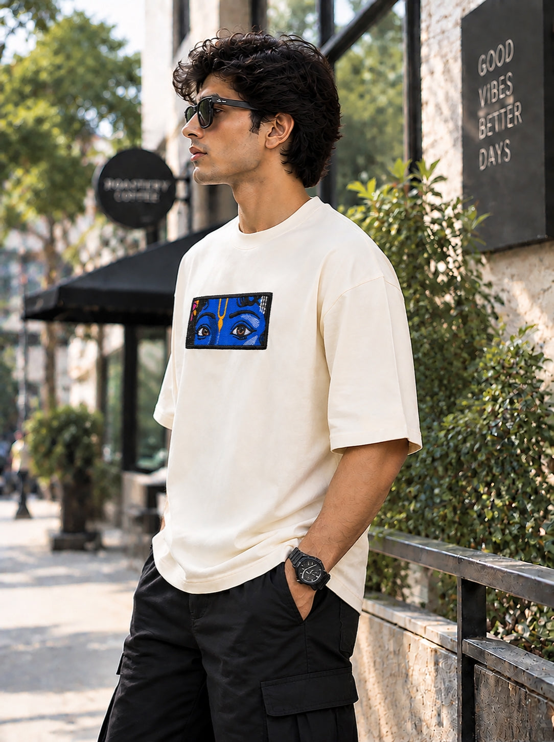 KRISHNA EYE – PREMIUM EMBROIDERY OVERSIZED