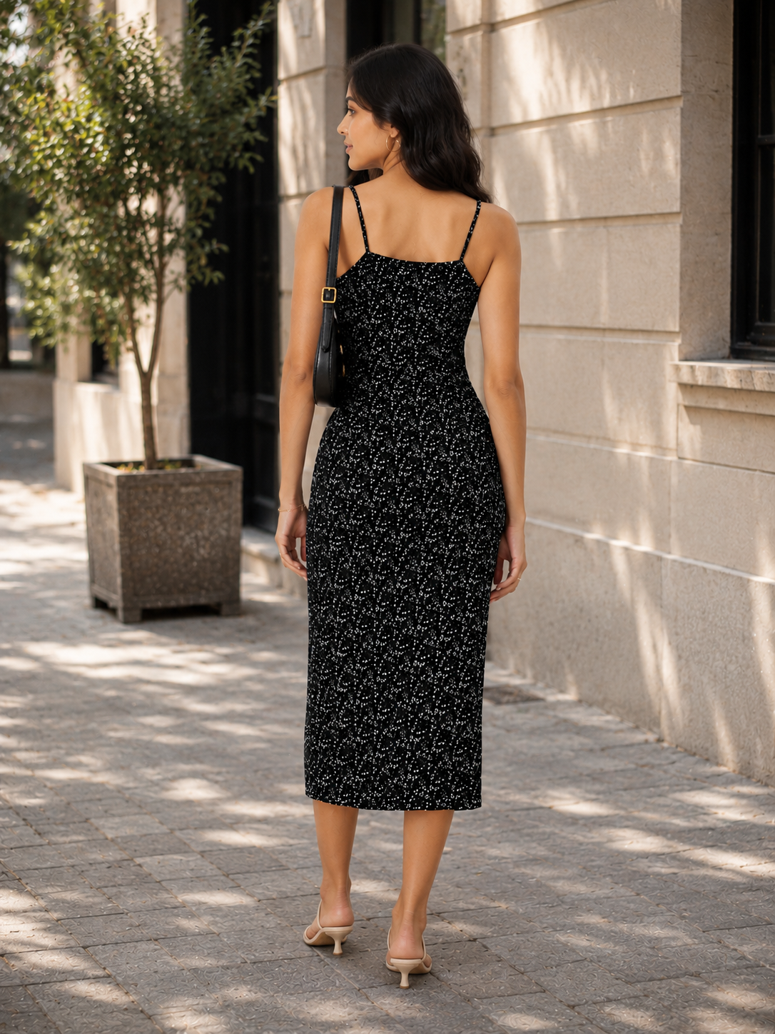 Ksyle outfit Bodycon Sleeveless Midi Dress for Women | Casual Stylish