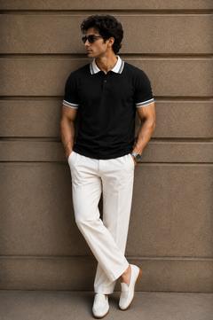 Men’s Classic Black Polo T-Shirt