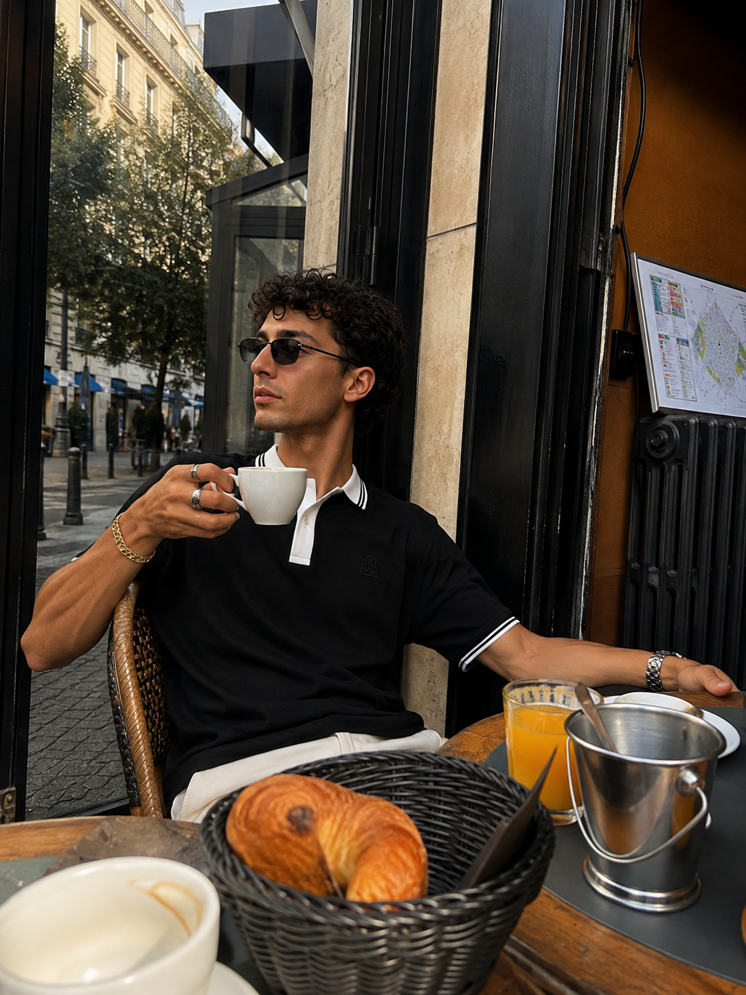 Men’s Classic Black Polo T-Shirt
