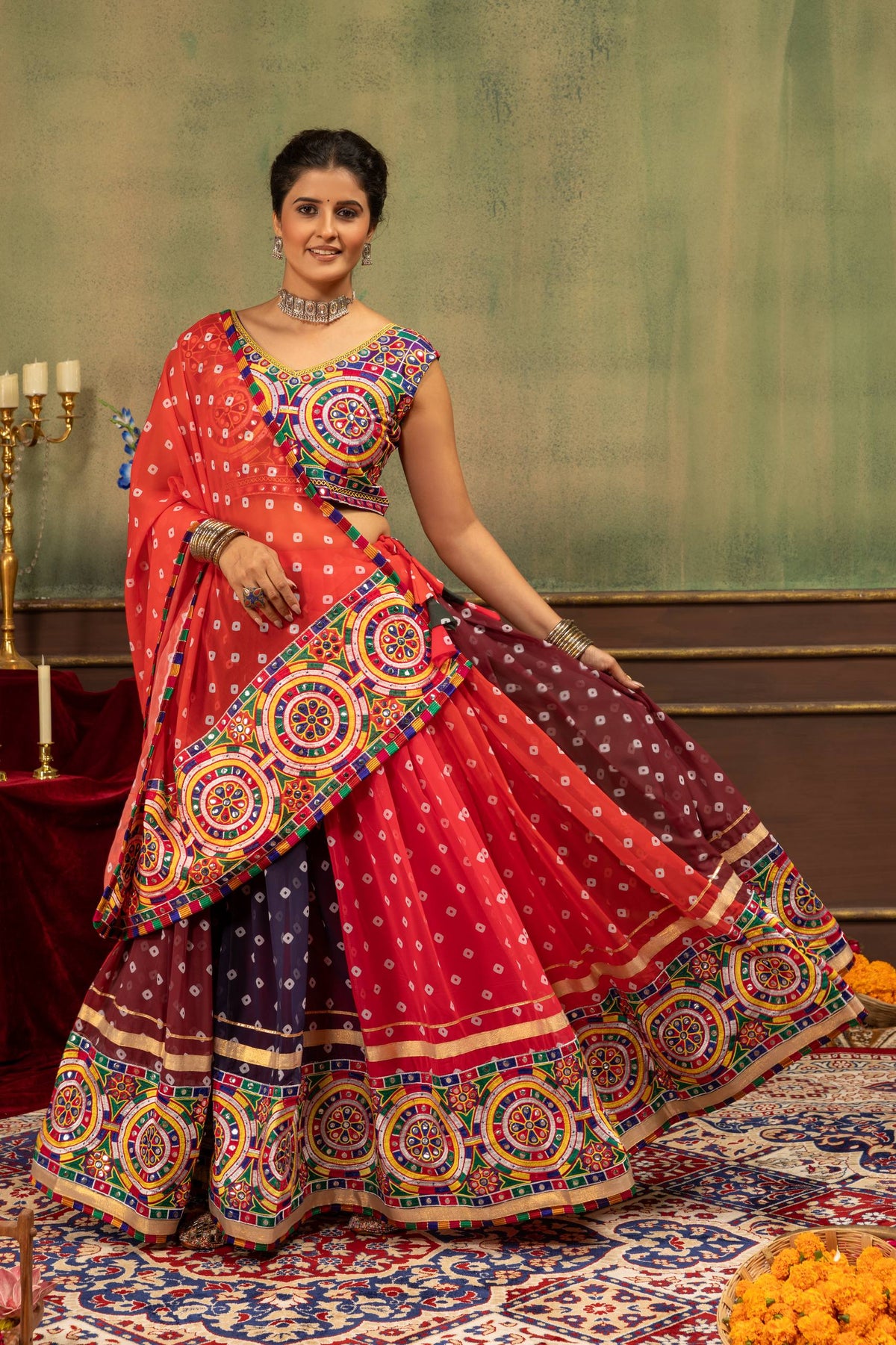 Traditional Gujarati Navratri Lehenga Choli