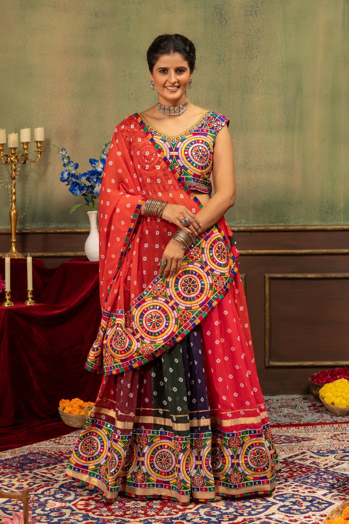 Traditional Gujarati Navratri Lehenga Choli