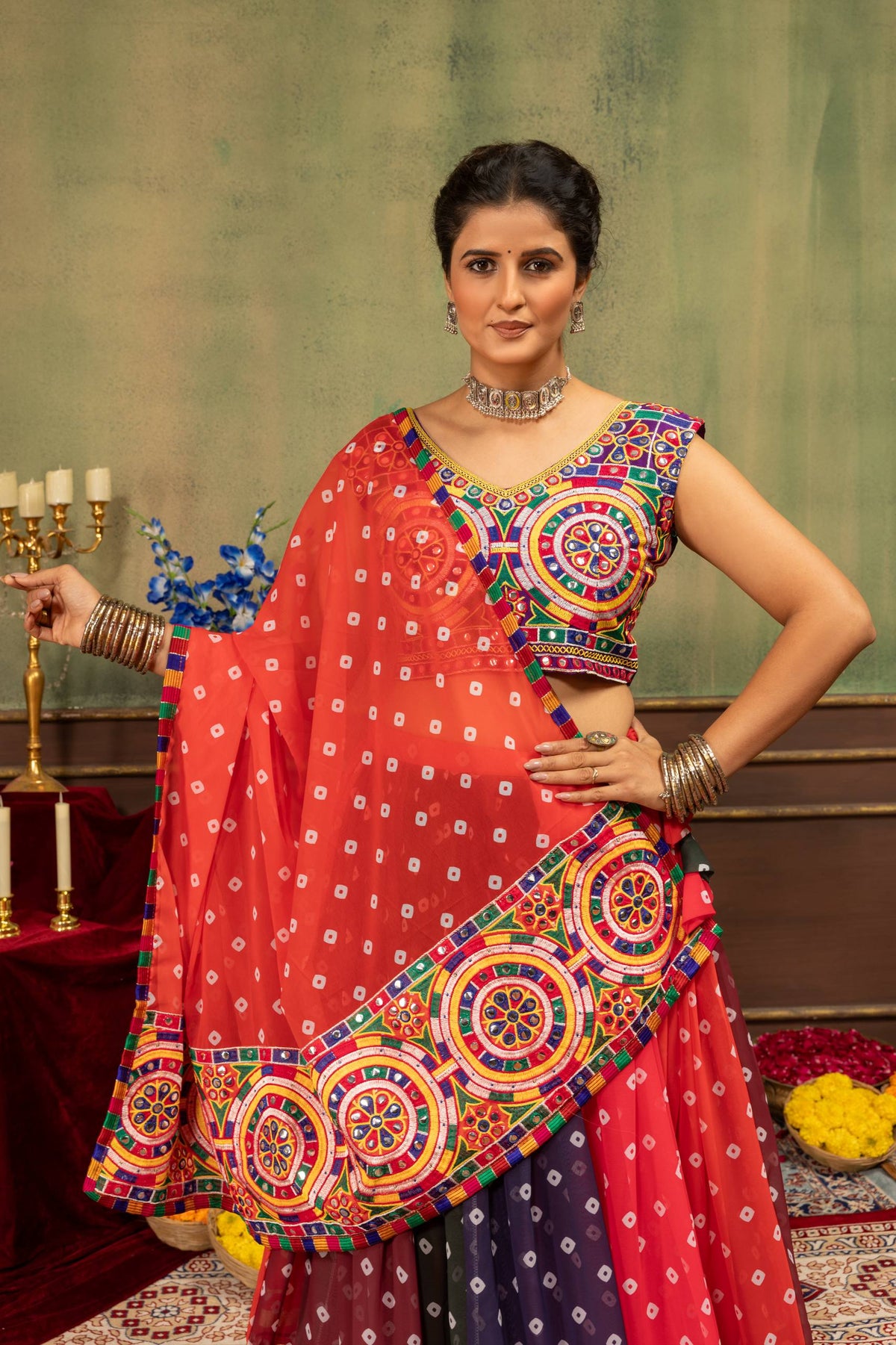 Traditional Gujarati Navratri Lehenga Choli