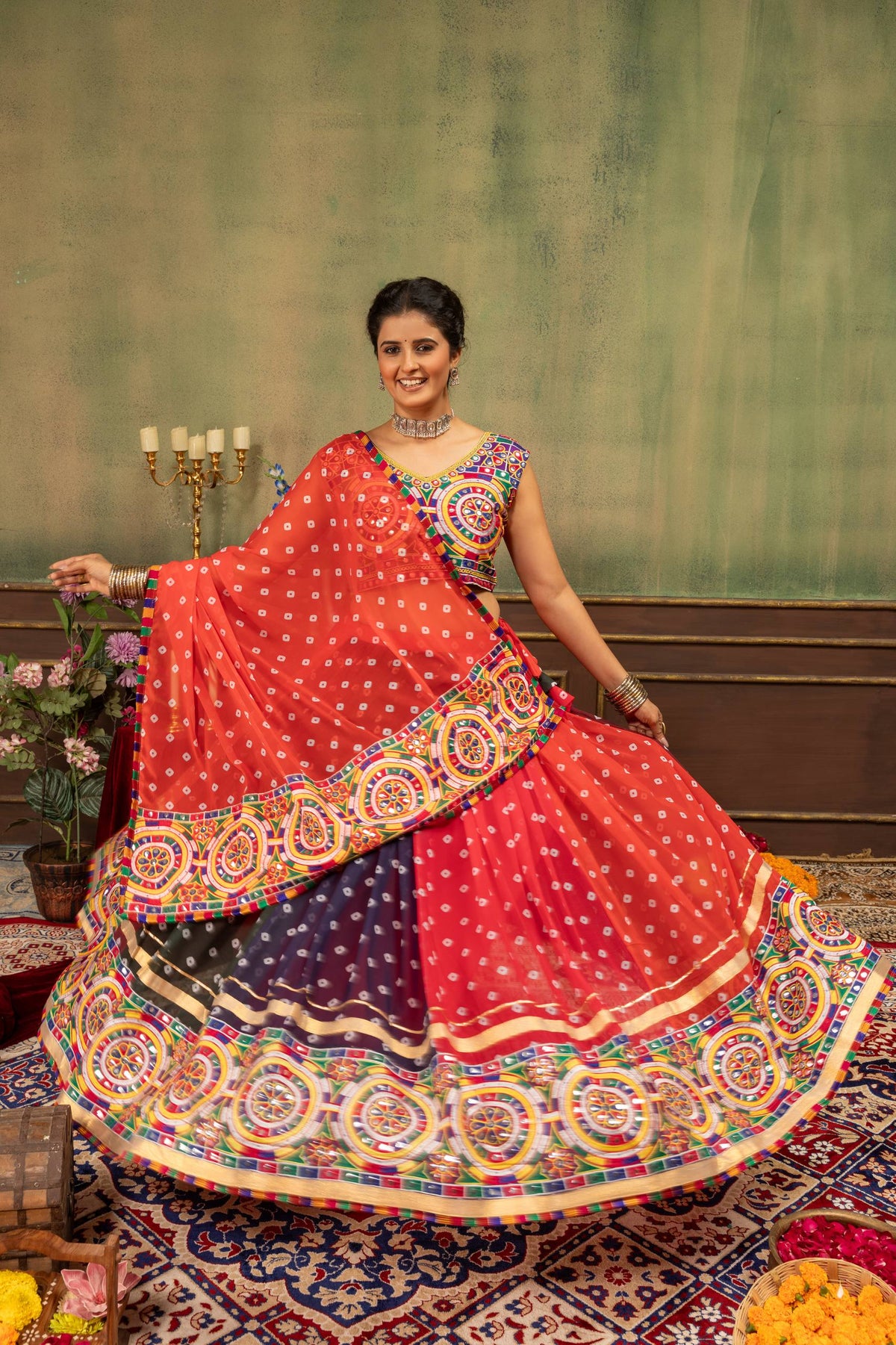 Traditional Gujarati Navratri Lehenga Choli
